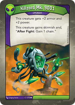 Killzord Mk. 9001, a KeyForge card illustrated by Grigory Serov