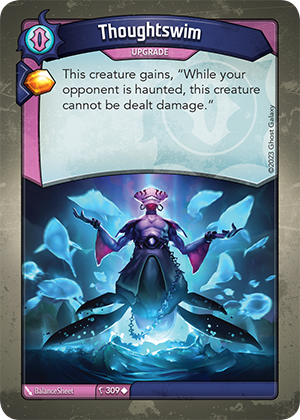 Thoughtswim, a KeyForge card illustrated by BalanceSheet