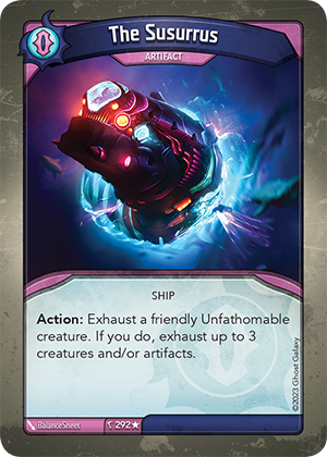 The Susurrus, a KeyForge card illustrated by BalanceSheet