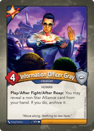 Information Officer Gray