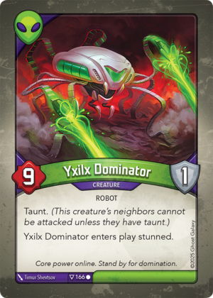 Yxilx Dominator, a KeyForge card illustrated by Timur Shevtsov