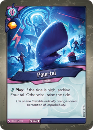 Pour-tal, a KeyForge card illustrated by BalanceSheet