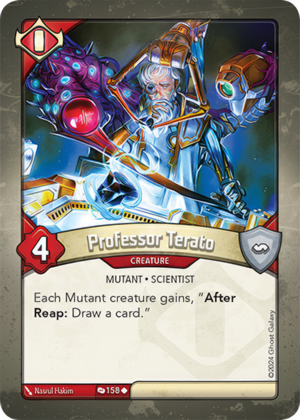 Professor Terato (Redemption), a KeyForge card illustrated by Nasrul Hakim
