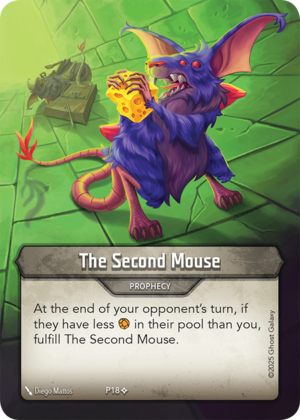 The Second Mouse, a KeyForge card illustrated by Diego Mattos