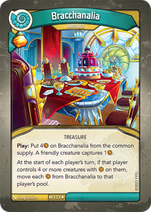 Bracchanalia, a KeyForge card illustrated by Gong Studios