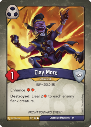 Clay More, a KeyForge card illustrated by Elf