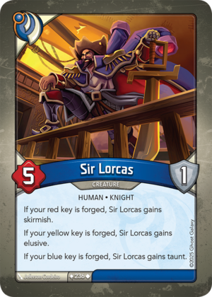 Sir Lorcas, a KeyForge card illustrated by Jeferson Cordeiro