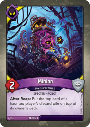 Minion, a KeyForge card illustrated by Djib