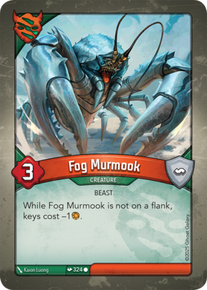 Fog Murmook, a KeyForge card illustrated by Kaion Luong