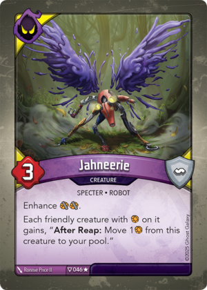 Jahneerie, a KeyForge card illustrated by Ronnie Price II