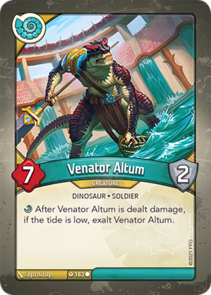 Venator Altum, a KeyForge card illustrated by Edgar Hidalgo