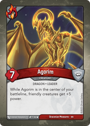 Agorim, a KeyForge card illustrated by Dragon