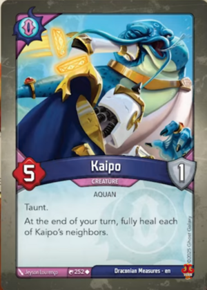 Kaipo, a KeyForge card illustrated by Aquan