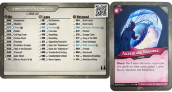 A legacy maverick card along with its corresponding Archon card