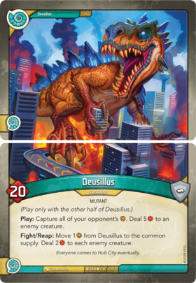 Deusillus, Saurian's Gigantic Creature in Mass Mutation