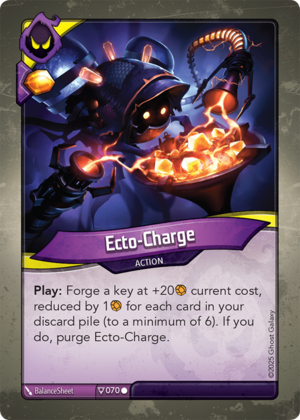 Ecto-Charge, a KeyForge card illustrated by BalanceSheet