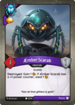 004 Amber Scarab