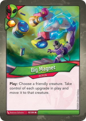 Big Magnet (Ironyx Rebels), a KeyForge card illustrated by Andreas Zafiratos